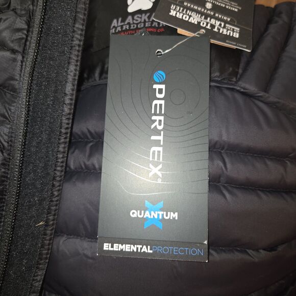 Alaskan Hardgear Duluth Aniak Outerwear Pertex Down Jacket Men's Sz Lg Black/Red - Picture 16 of 16